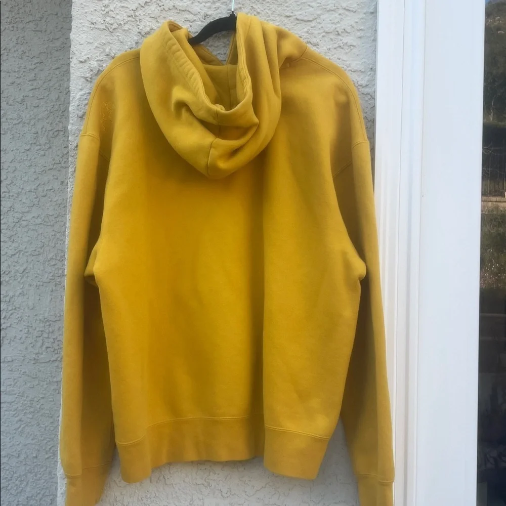 Nike Air Jordan Flight Yellow Hoodie Sweatshirt Pullover Men's Size L